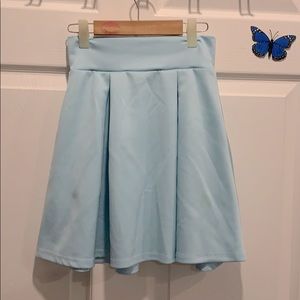 Charlotte Russe Sky Blue Skirt